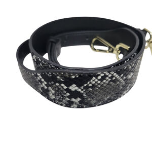 Clearly Reversible Adjustable Animal Print Bag/Purse Leather Strap Pre-owned